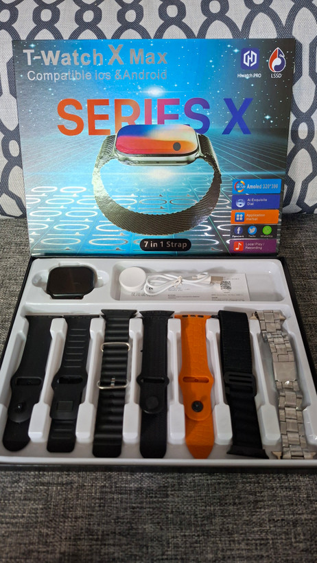 ساعت هوشمند مدل T-Watch X Max صفحه AMOLED