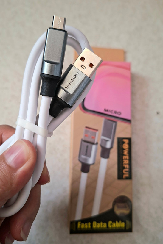کابل شارژ USB به MICRO USB به طول یک متر POWERFUL